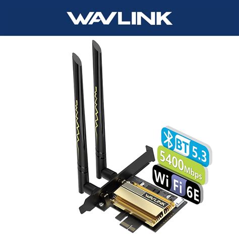 WAVLINK AX5400M WiFi 6E PCIe Network Card Tri Band AX210 Wireless