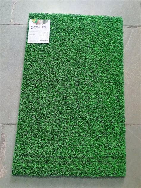 Plain Pvc Artificial Grass Door Mat For Outdoor Mat Size X Feet