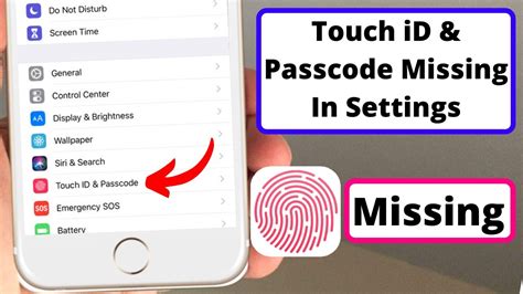 Touch Id And Passcode Missing From Iphone How To Fix Touch Id And Passcode