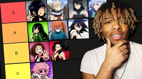 I Ranked EVERY Girl In My Hero Academia Tier List YouTube