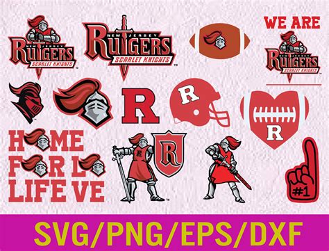 Rutgers University logos mascot logo, bundle logo, svg, png, eps, dxf ...