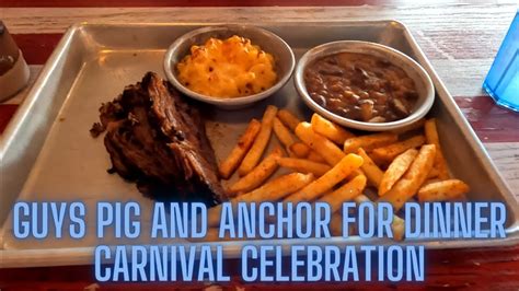 Guys Pig And Anchor For Dinner On The Carnival Celebration Cruise YouTube