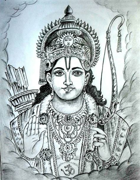 god ram pencil sketch by sdevarao on DeviantArt