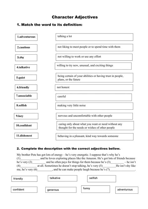 Predicate Nominatives And Predicate Adjectives Worksheet Answers