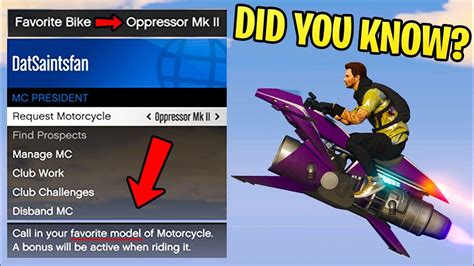 GTA Online DID YOU KNOW How To Get The Oppressor Mk2 As Your