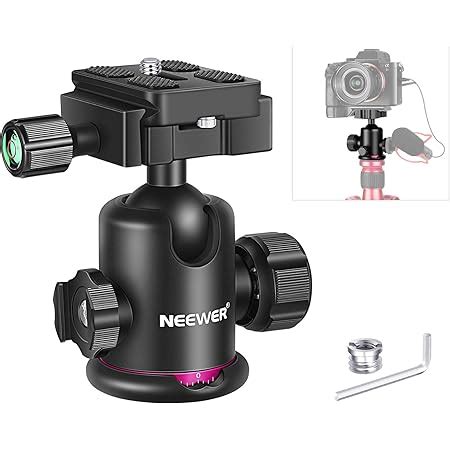 Neewer Tripod Heads Professional Metal Degree Rotating Panoramic