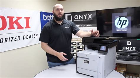 HP M476 Onyx Imaging OKC Printer Repair How To Print Status