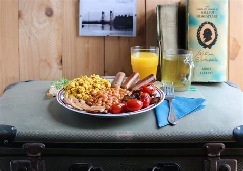 English Breakfast Full English Vegan Mit R Hrei Baked Beans Und