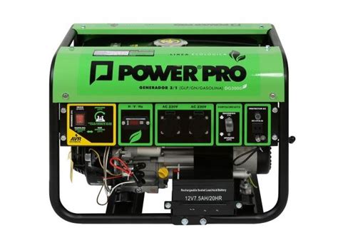 Generador Mono Kva Gasolina Glp Gn Power Pro Dg Femac