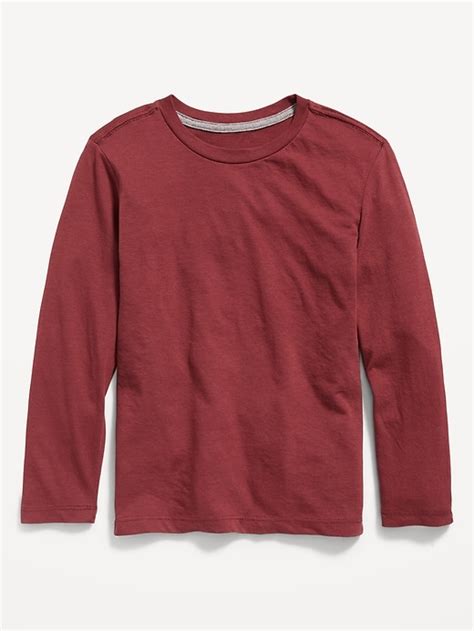 T Shirt Ultra Doux Manches Longues Pour Gar On Old Navy