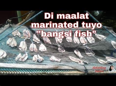 Paano Gumawa Ng Marinated At Di Maalat Na Tuyo Youtube