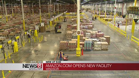 Amazon Opens Warehouse In Windsor YouTube