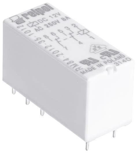 Реле миниатюрное RM84-2012-35-5230 Relpol, 230V AC, 2CO (ID#1617553361 ...