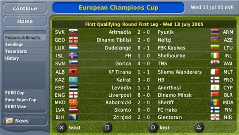 Screenshot Of Football Manager Handheld PSP 2006 MobyGames