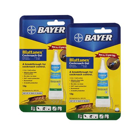 Bayer Blattanex Cockroach Killer Gel Pcs G Per Piece Lazada Ph