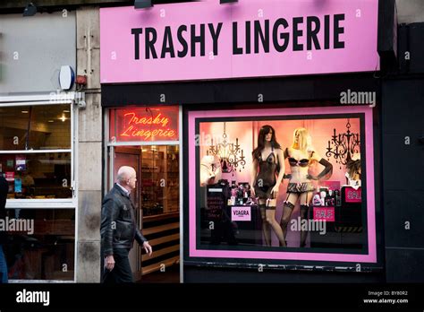 Trashy Lingerie Shop On Old Compton Street Soho London Selling Sexy Underwear In The Heart Of