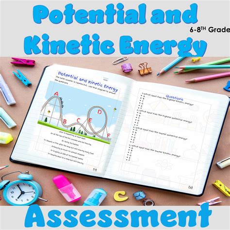 Potential And Kinetic Energy Assessment Andor Worksheet Classful