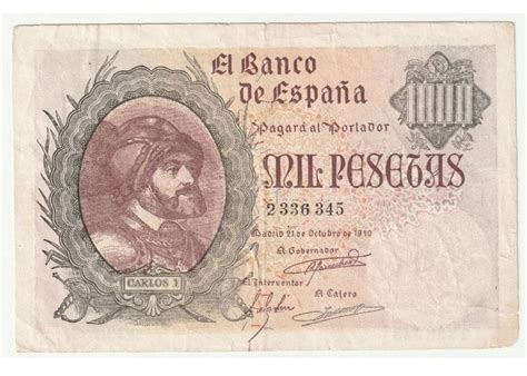 Spain 1000 Pesetas 1940 Pick 125a Catawiki