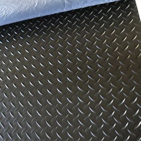 Black M Willow Anti Slip Rubber Mat Thickness Mm At Rs