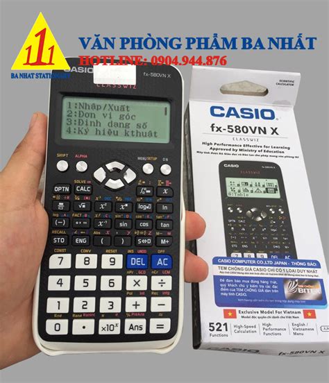 CASIO FX 580 VN X MÁY TÍNH BỎ TÚI