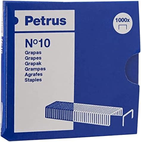 Grapas Petrus N 10 Galvanizada Caja De 1000 Unidades Amazon Es