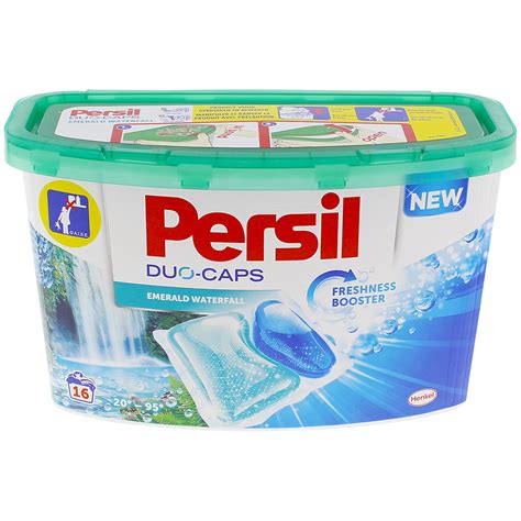 Persil Duo Wascapsules Emerald Waterfall Action