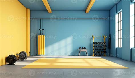 Fitness room in a minimalist style with Generative AI 25662436 Stock ...