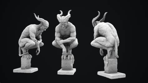 3D Demon Statue - TurboSquid 2146905