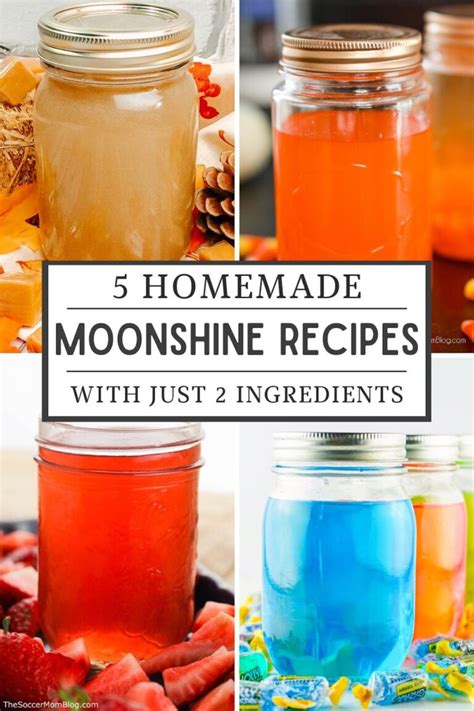 5 Homemade Moonshine Recipes with Only 2 Ingredients