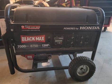 Coleman Black Max Generator Talking Rock Image Of