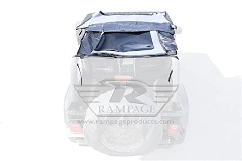 Rampage Products Frameless Trail Top Vinyl Black Diamond Color With