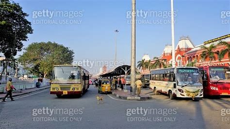 Busstop Infront Of Puratchi Thalaivar Dr Mgr Central Railway Station Of