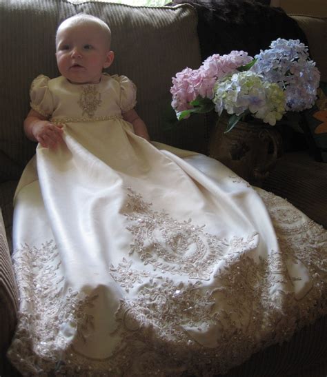 Emmas Custom Christening Or Baptism Gown Made To Order