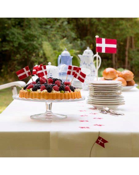 Elegant Bordflag med Dannebrog fra Langkilde Søn Køb her