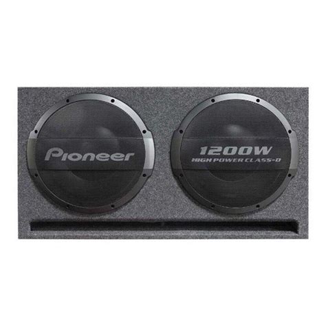 Pioneer TS WX1220AH 30CM X 2 Bass Reflex Subwoofer With Built In