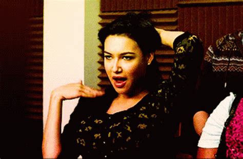 Hot Fanning Santana Glee GIFDB