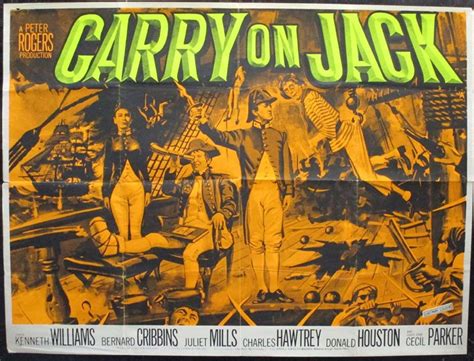 Carry On Jack Poster, UK Quad, 1963, Chantrell Thomas