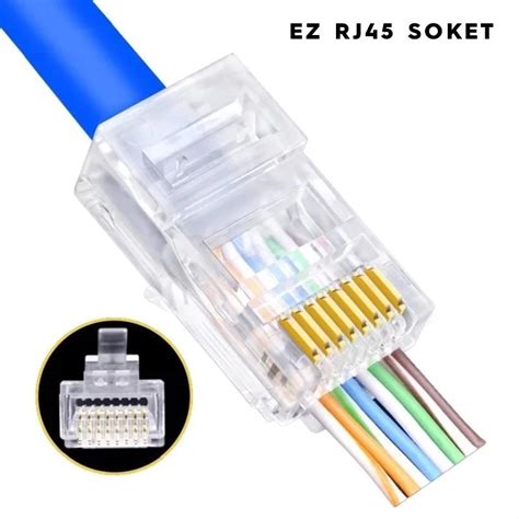 Powermaster Ez Rj45 Cat5 Cat6 Açık Uçlu Soket 8p8c 100adet Fiyatı