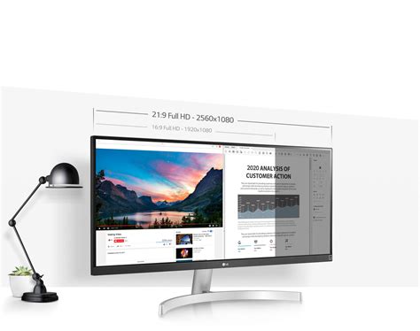 Lg Wn W Inch Ultrawide Wfhd Ips Hdr Monitor With