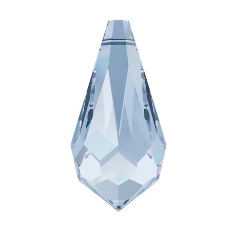 Swarovski 6000 Drop Pendant 11x55mm Crystal Blue Shade