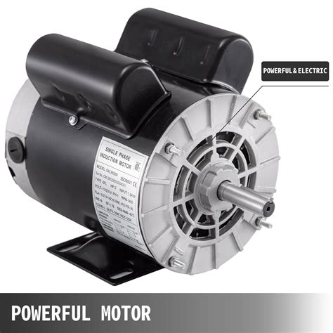 VEVOR Air Compressor Motor 2 HP Electric Motor 3450 RPM 56 Frame