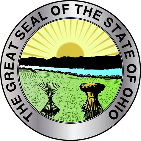 Ohio State Seal Digital Art by Bigalbaloo Stock