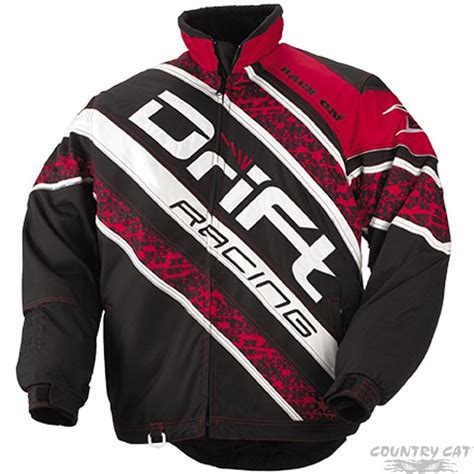 Drift Racing Mens Qualifier Jacket Red 5245 06 Red Jacket