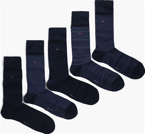 blauwe tommy hilfiger sokken giftbox birdey omoda