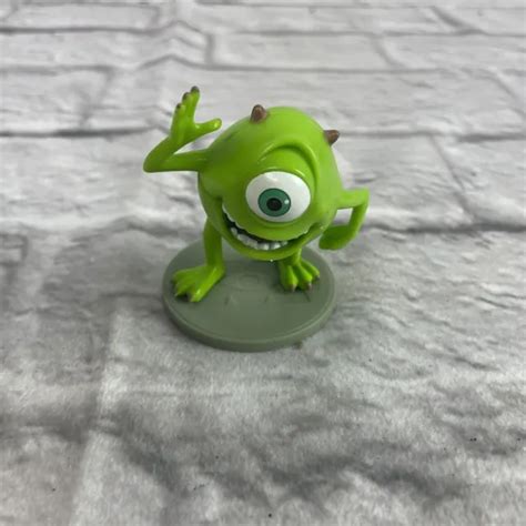 MIKE WAZOWSKI MONSTERS Inc PVC Cake Topper Disney Store Figure Pixar