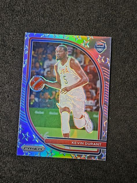 Kevin Durant Team Usa Insert Panini Prizm Basketball Silver