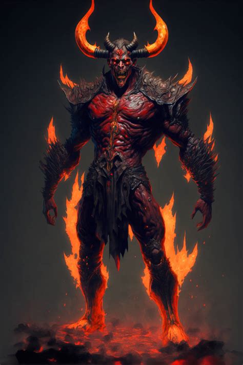 fire demon  frozenbunn  deviantart
