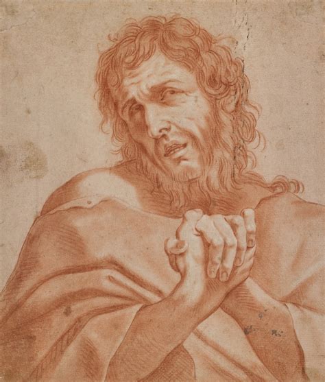 Figura Di Uomo Con Barba Scuola Romana Del XVII Secolo