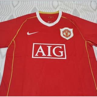 Jual Jersey Kaos Baju Bola Mu Manchester United Home Retro Classic