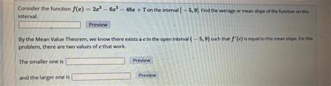 Solved Consider The Function F X 2x3−6x2−48x 7 On The